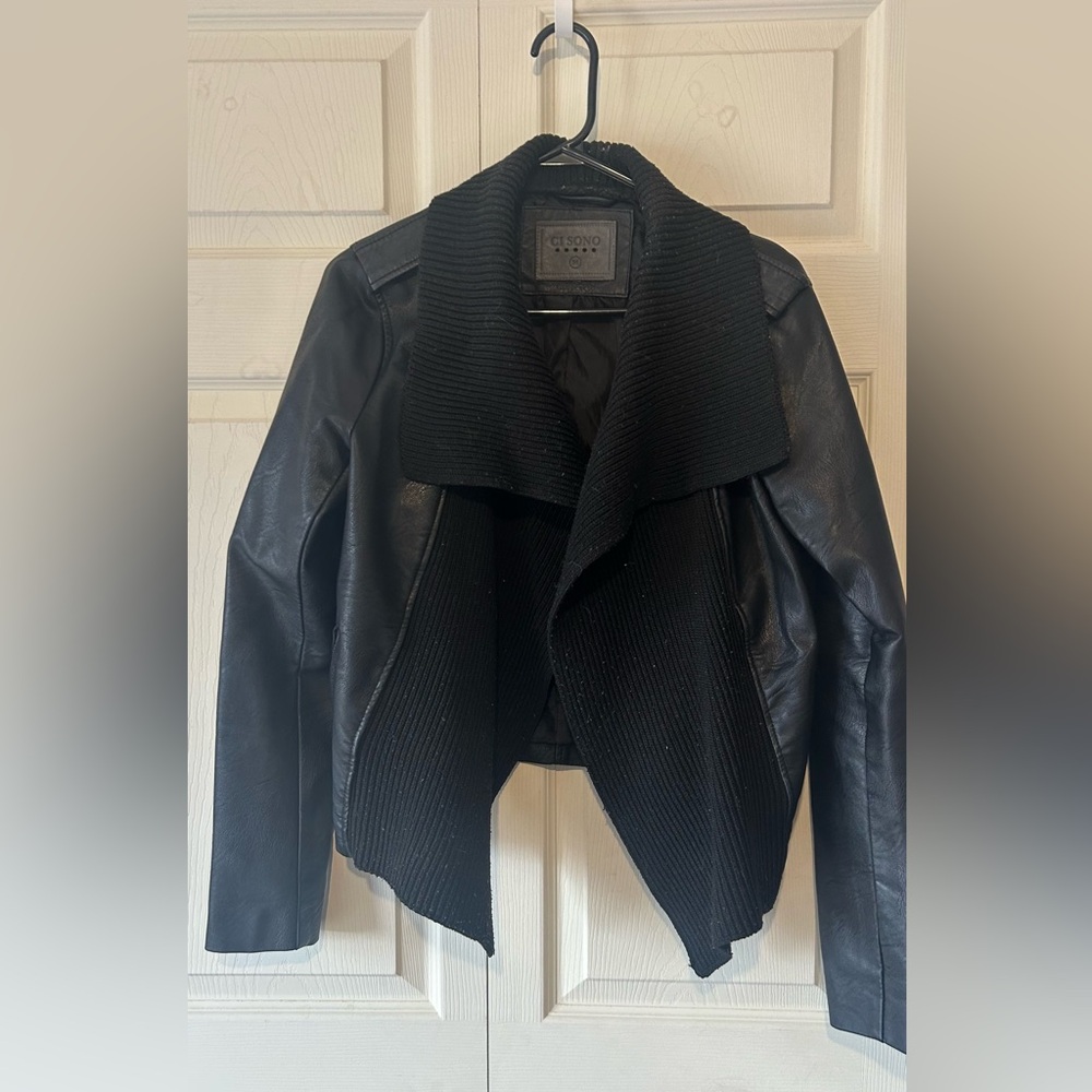 Faux leather jacket for sale